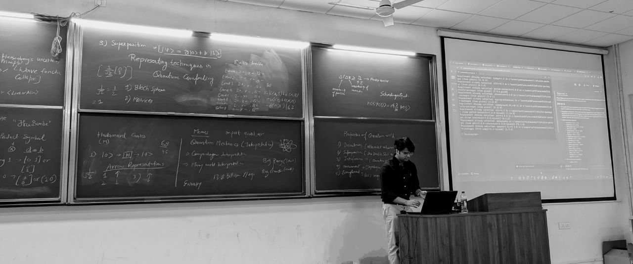 Quantum Computing workshop at prestigious institution